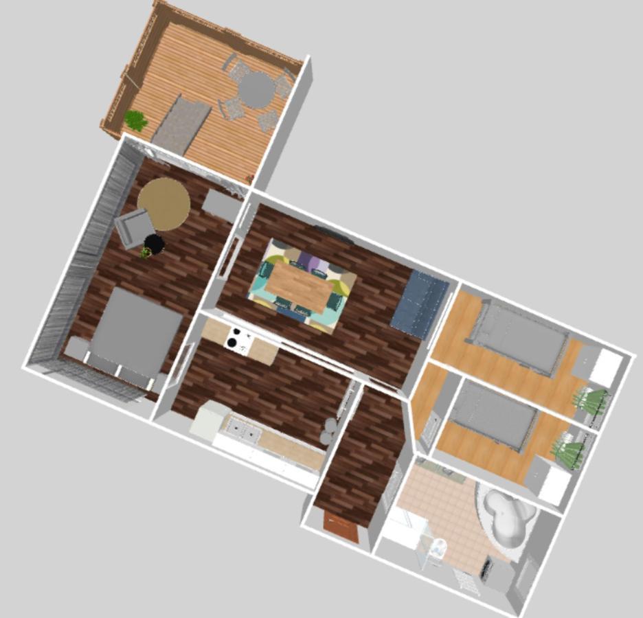 Apartment Humboldt 3 Schlafzimmer,Wifi, Netflix Parken, Terrasse, Klimatisiert, Naehe Zentrum Jena Buitenkant foto